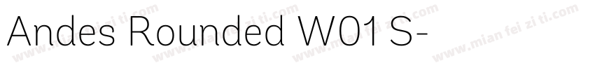 Andes Rounded W01 S字体转换